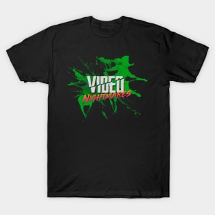 Video Nightmares Green Splat T-Shirt